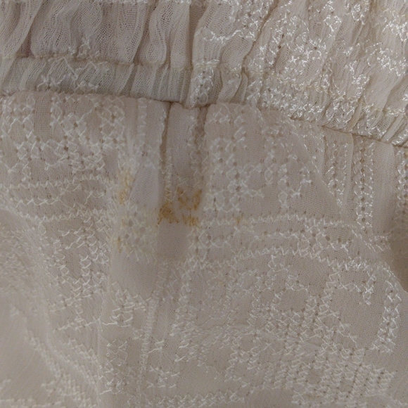 Tularosa Medium Cream Needle Point Midi Skirt - Picture 16 of 17